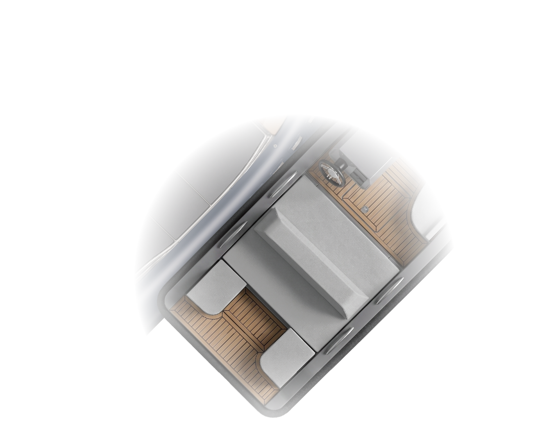 58% reduction in intrusive space - Space Comparison